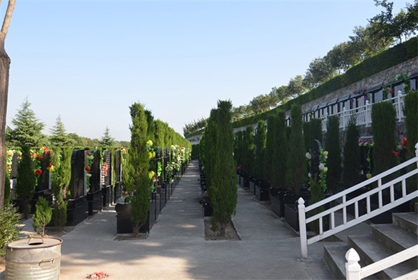 陜西西安霸陵墓園新區圖片-依山傍水