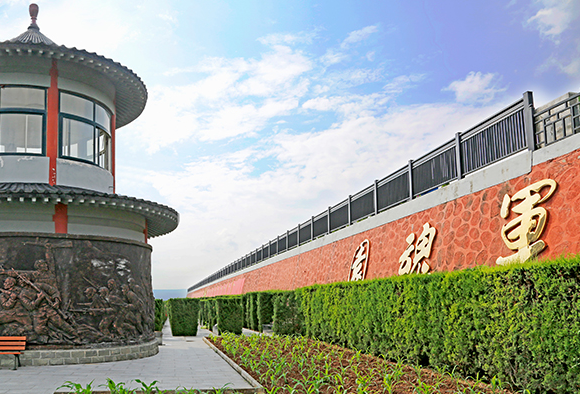 西安霸陵墓園新區特色功勛園、軍魂園、園丁園、公益園