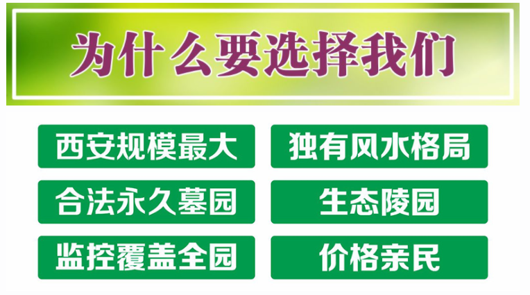 西安壽陽山墓園全程陪同解答,根據客戶需求制